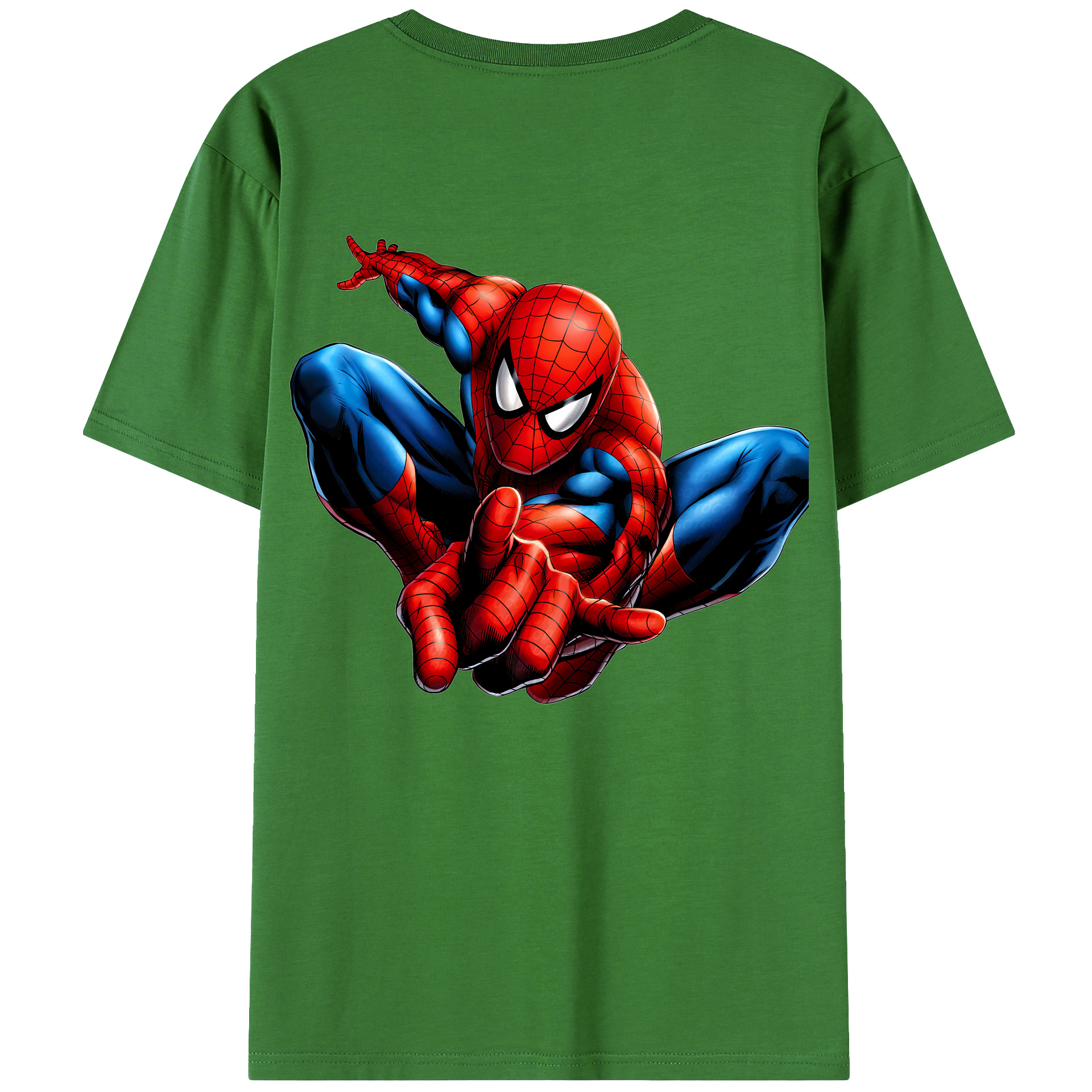 （画像用） Spider Man スパイダーマン レディース半袖Tシャツ(バックプリント)